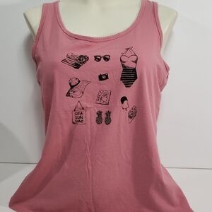 Pink Summer Tank Top